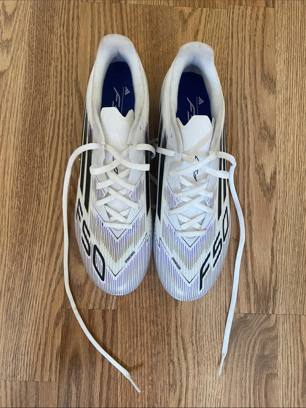adidas F50 men’s soccer cleats size 9.5.